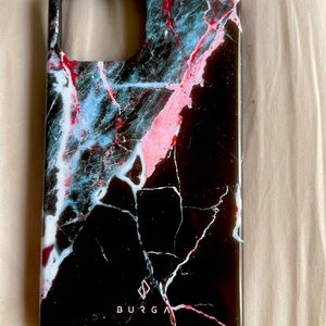 Black and multi color Burga  IPhone 12 Pro Max case